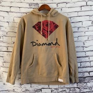 Diamond Supply Co. Men’s Rose Hoodie, Size Medium